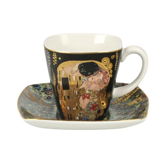Produktbild von Der Kuss – Espressotasse eckig Artis Orbis Gustav Klimt