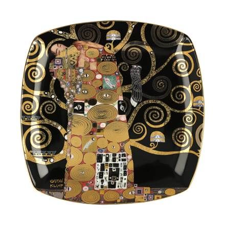 Die Erfüllung - Dessertteller Artis Orbis Gustav Klimt