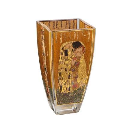 Der Kuss – Vase Glas 16 cm Artis Orbis Gustav Klimt