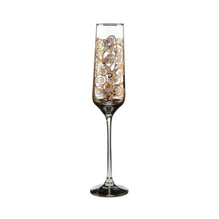 Der Lebensbaum - Sektglas Artis Orbis Gustav Klimt