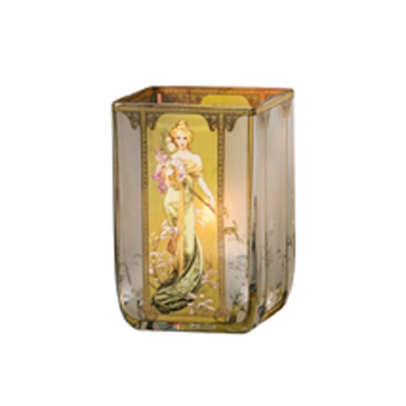 Produktbild von Frühling 1900 - Teelicht Artis Orbis Alphonse Mucha