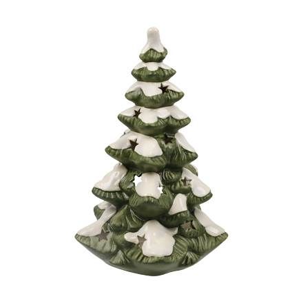 Lichterbaum Teelichtfigur Weihnachten Winterwald 18 cm