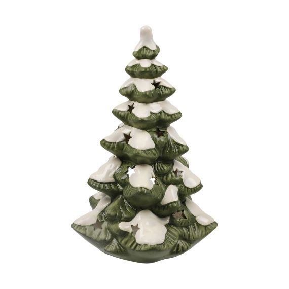 Produktbild von Lichterbaum Teelichtfigur Weihnachten Winterwald 18 cm