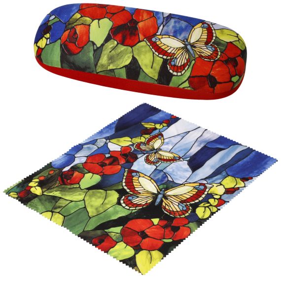 Produktbild von Brillenetui Louis Comfort Tiffany Schmetterlinge - Artis Orbis