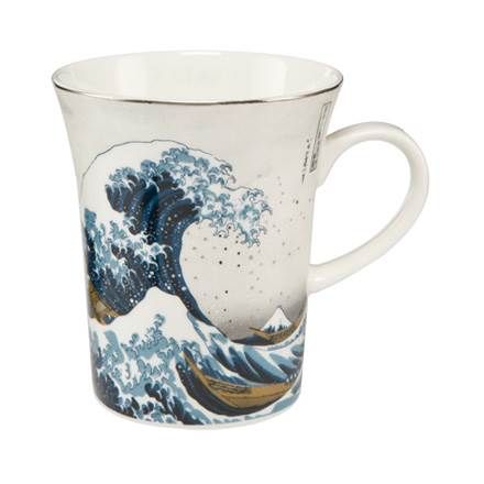 Die Welle - Silber - Künstlertasse Artis Orbis Hokusai