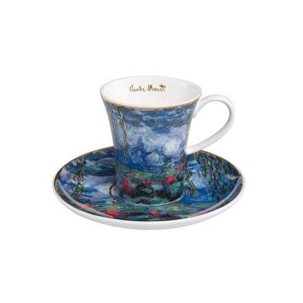 Seerosen mit Weide - Espressotasse Artis Orbis Claude Monet