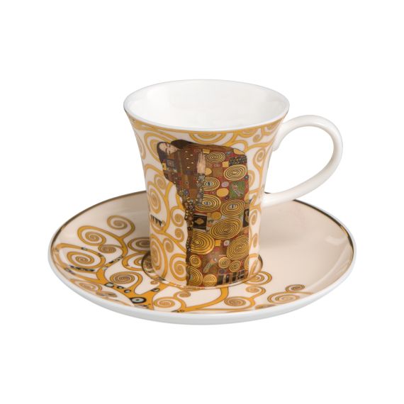 Die Erfüllung - Espressotasse Artis Orbis Gustav Klimt