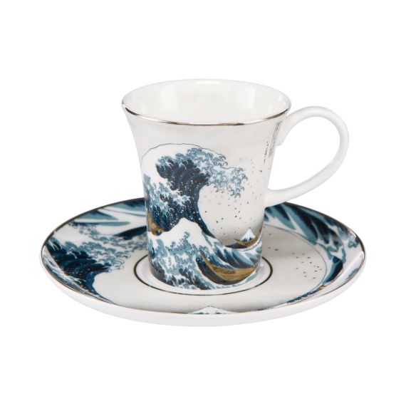 Produktbild von Die Welle - Silber - Espressotasse Artis Orbis Hokusai