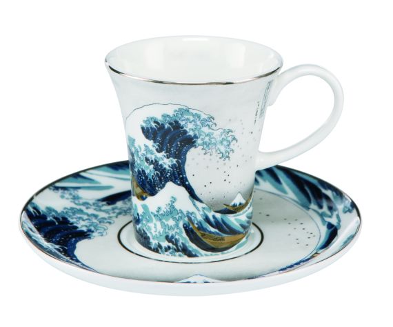 Produktbild von Die Welle - Silber - Espressotasse Artis Orbis Hokusai