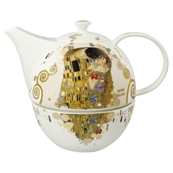 Produktbild von Der Kuss - Teekanne mit Stövchen Artis Orbis Gustav Klimt