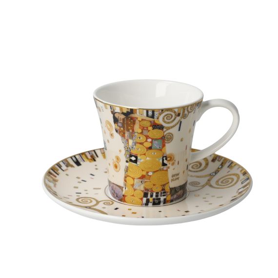 Produktbild von Die Erfüllung - Kaffeetasse 8,5 cm Artis Orbis Gustav Klimt