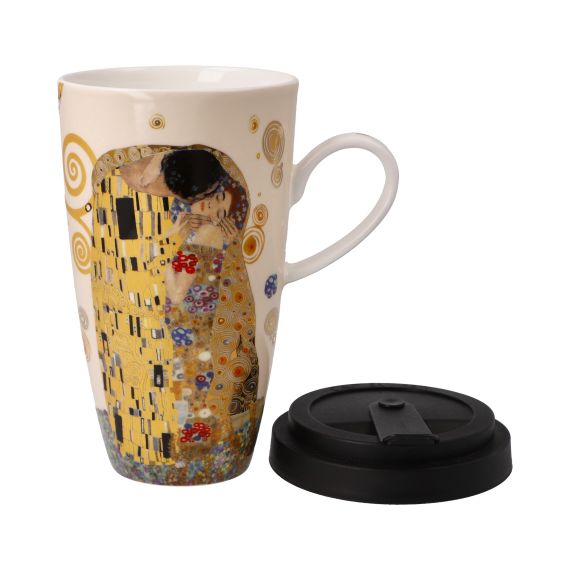 Produktbild von Künstlertasse mit Deckel Der Kuss Artis Orbis Gustav Klimt