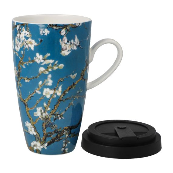Produktbild von Künstlertasse mit Deckel Mandelbaum blau Artis Orbis Vincent van Gogh