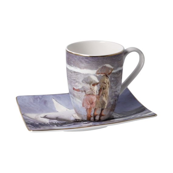 Produktbild von Künstlertasse Schwestern am Strand - 0,35 l Artis Orbis Joaquin Sorolla