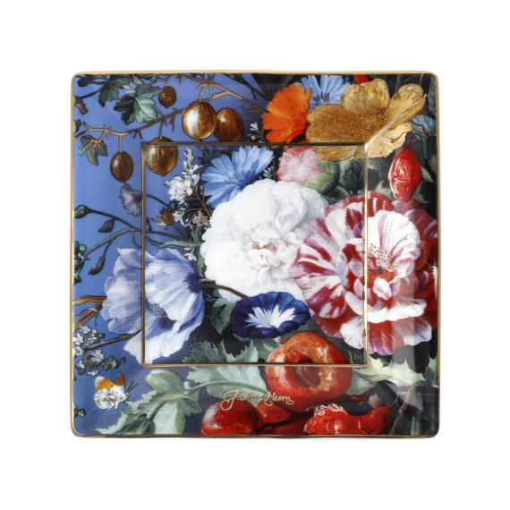 Teller Sommerblumen 12x12 cm Artis Orbis Jan Davidsz de Heem
