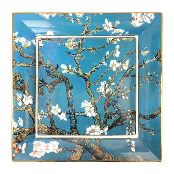 Produktbild von Schale Vincent van Gogh Mandelbaum blau 30 cm - Artis Orbis
