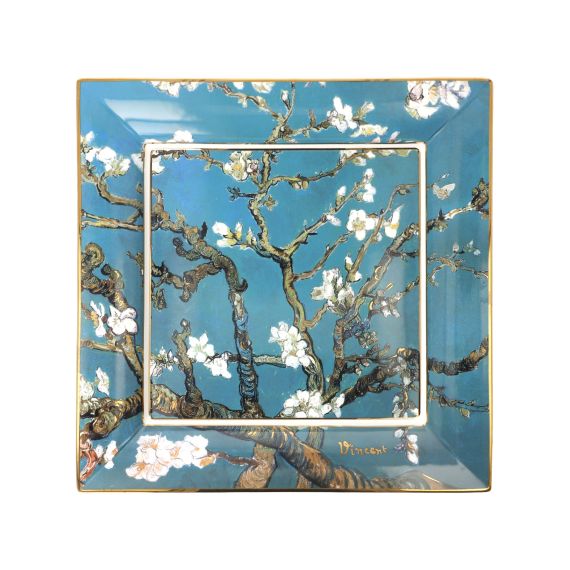 Produktbild von Schale Vincent van Gogh Mandelbaum blau 30 cm - Artis Orbis