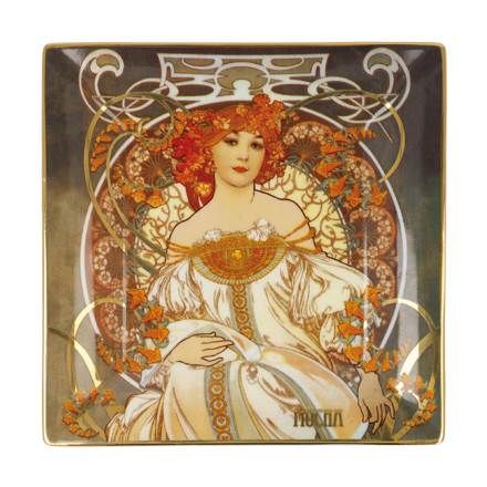 Schale 12 cm Träumerei Alphonse Mucha - Artis Orbis