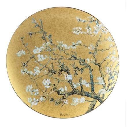 Schale 50 cm Mandelbaum Gold Vincent van Gogh - Artis Orbis