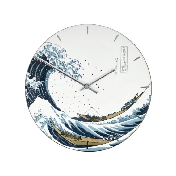 Wanduhr Katsushika Hokusai - Die Welle - Artis Orbis
