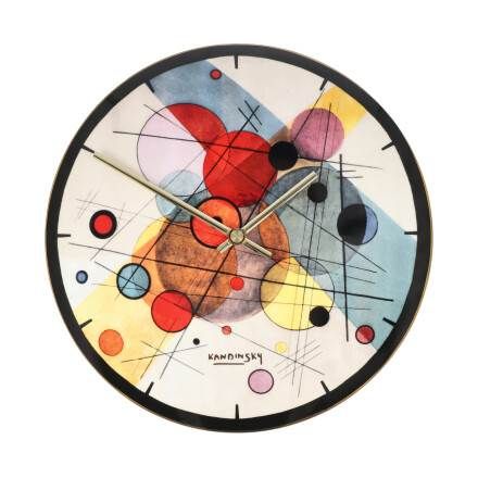 Wanduhr Wassily Kandinsky - Kreise im Kreis - Artis Orbis 