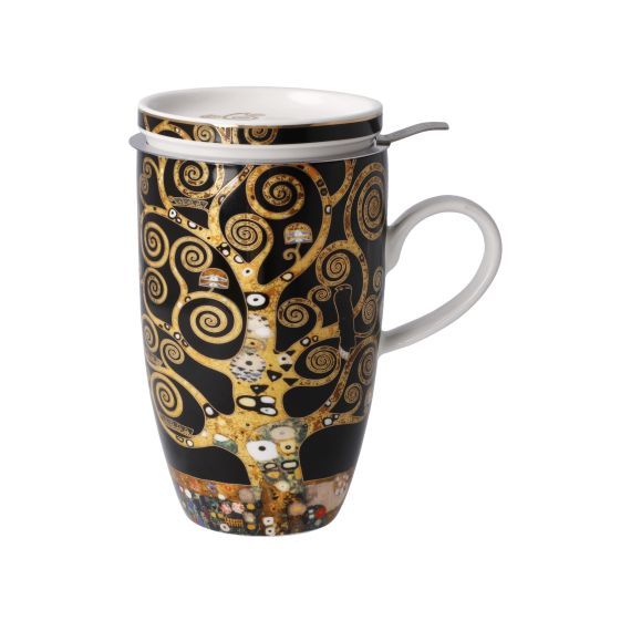 Produktbild von Teetasse mit Deckel und Sieb Gustav Klimt - Der Lebensbaum - Artis Orbis 