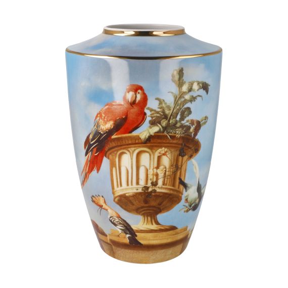 Produktbild von Vase 24 cm Melchior de Hondecoeter Scharlachroter Ara - Artis Orbis