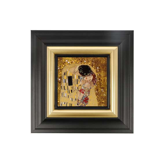 Wandbild 18,5 cm Gustav Klimt Der Kuss - Artis Orbis