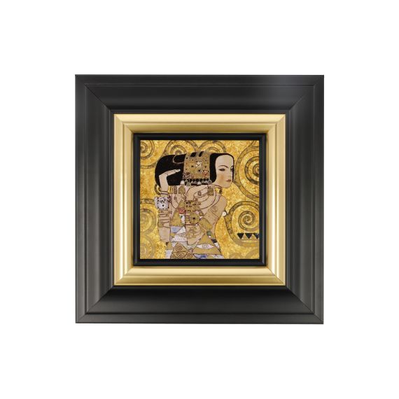 Wandbild 18,5 cm Gustav Klimt Die Erwartung - Artis Orbis