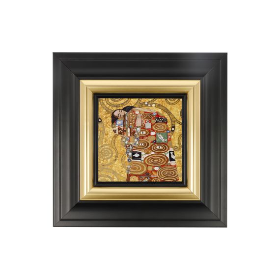 Wandbild 18,5 cm Gustav Klimt Die Erfüllung - Artis Orbis