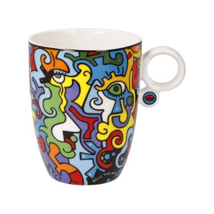 Künstlertasse Billy the Artist Evolution of Love II - Pop Art