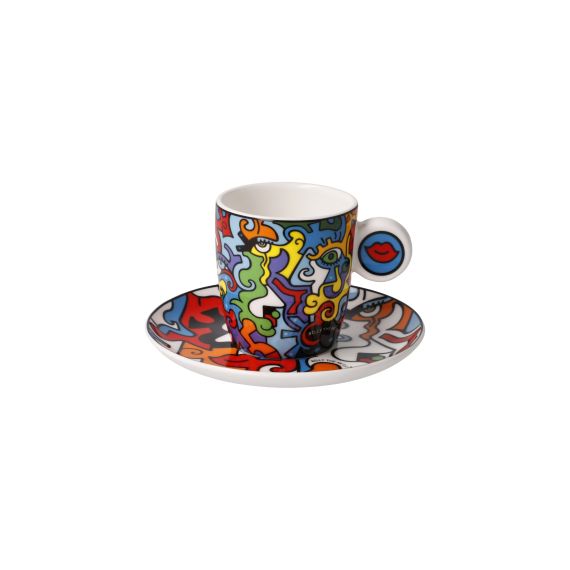 Produktbild von Espressotasse Billy the Artist Evolution of Love II - Pop Art