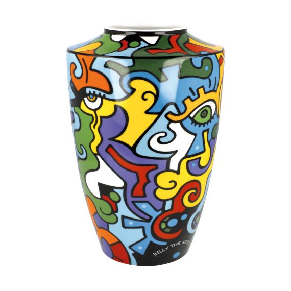 Produktbild von Vase 24 cm Evolution of love II Billy the Artist - Pop Art