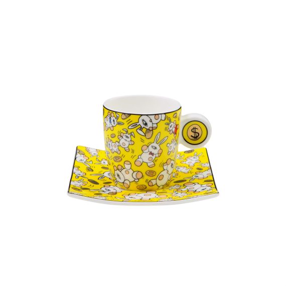 Espressotasse  Magic Bunnies Gold - Mauro Bergonzoli