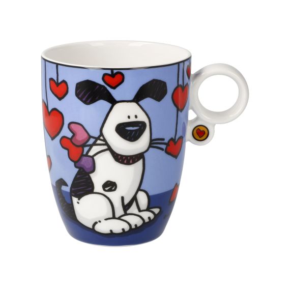 Produktbild von Love Dog - Künstlertasse Ed Heck - Pop Art