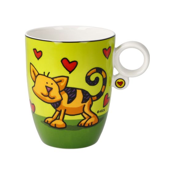Produktbild von Love Cat - Künstlertasse Ed Heck - Pop Art