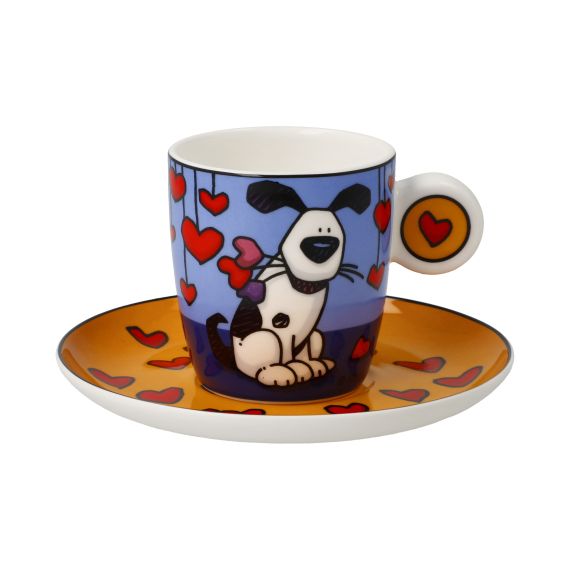 Produktbild von Love Dog - Espressotasse Ed Heck - Pop Art