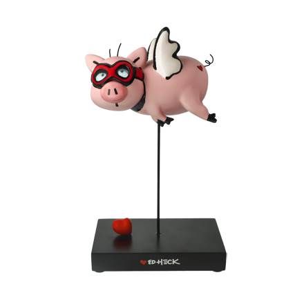 Figur Ed Heck When Pigs Fly - Pop Art