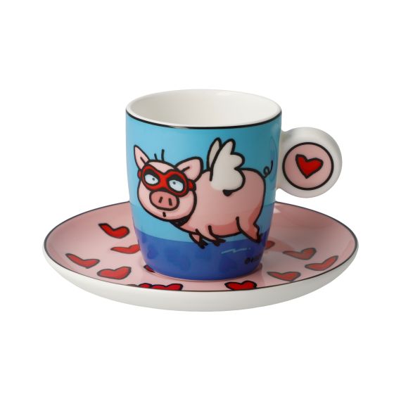 Produktbild von Espressotasse Ed Heck When Pigs Fly - Pop Art