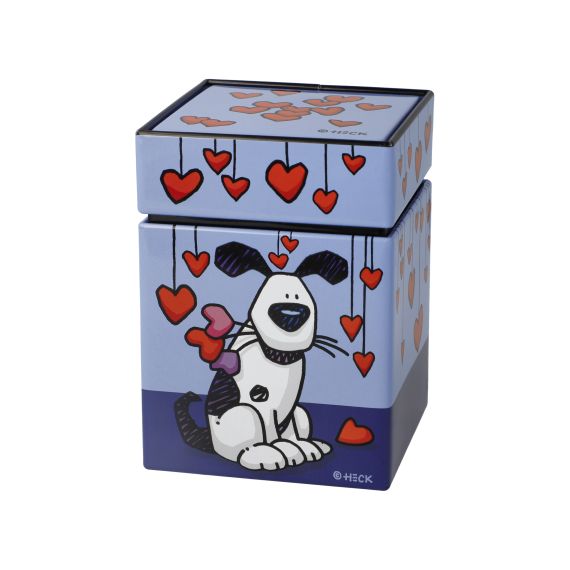Produktbild von Teedose Ed Heck Love Dog - Pop Art