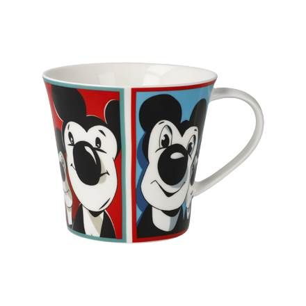 Kaffee- / Teetasse Maus bunt Johannes Häfner