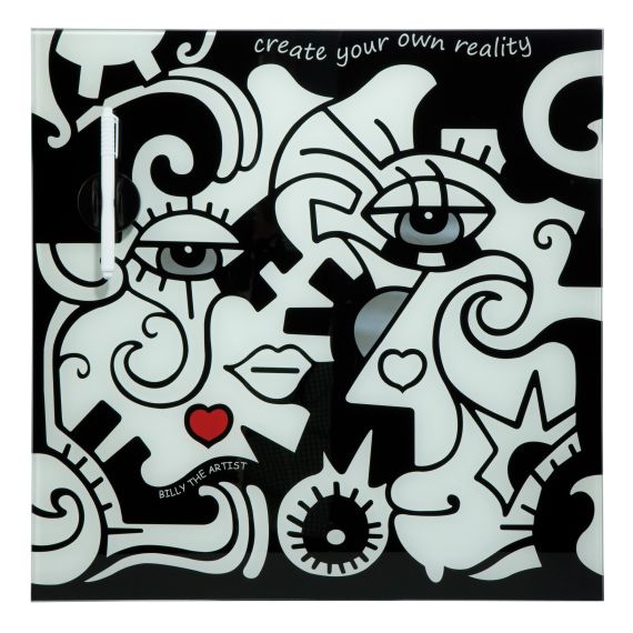 Two in One - Magnettafel Pop Art Billy the Artist