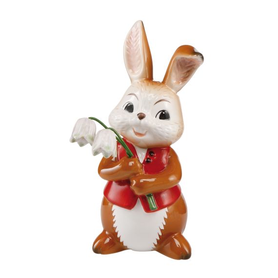 Goebel NEU OVP Unser kleines Familienglück Hase Osterhase 12 cm hoch