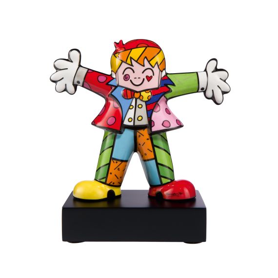 GOAL Goebel Skulptur PopArt 66451121 limitiert Soccer Romero Britto Fußball TOR 