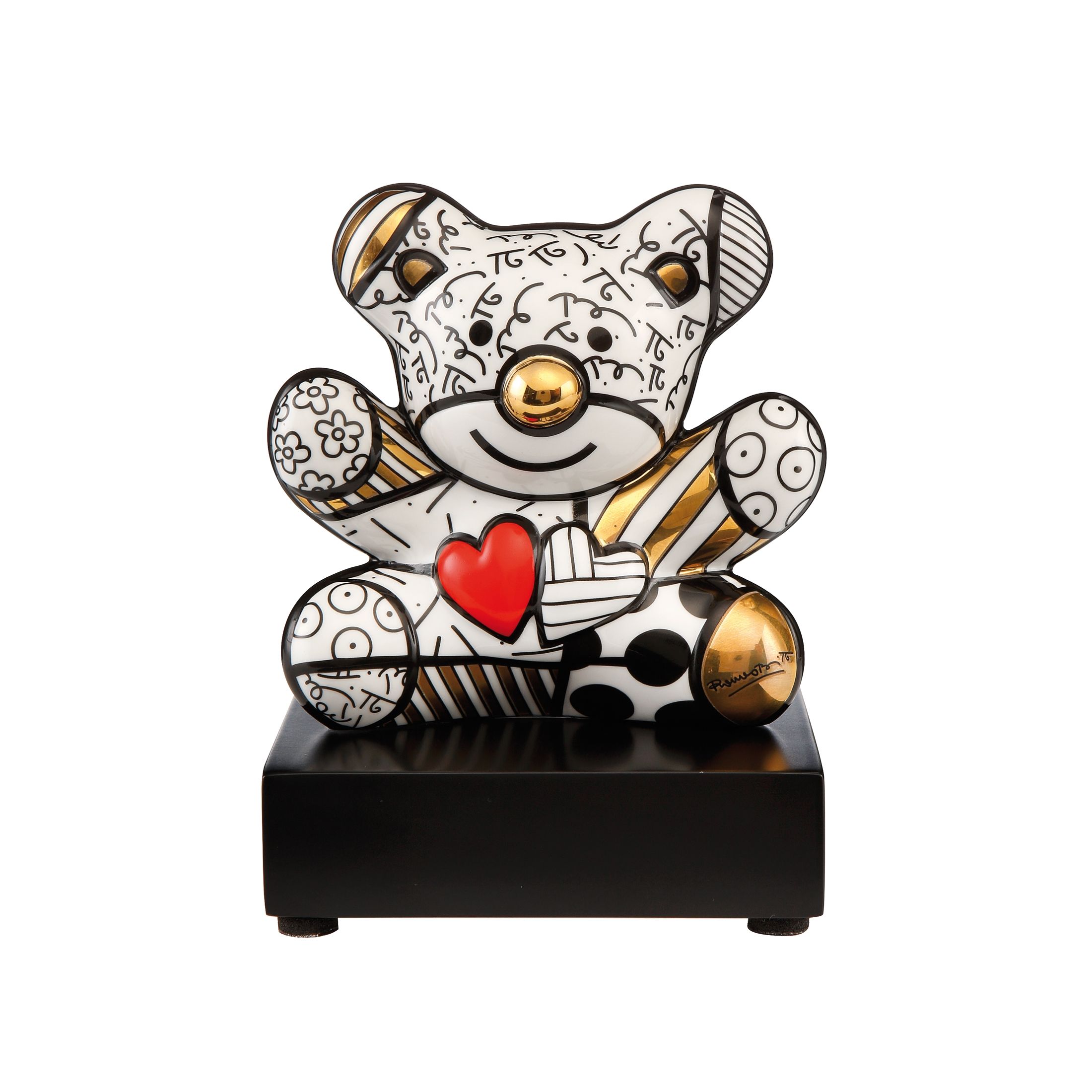 BRITTO Truly Yours フィギュア クマ Figurine Golden Truly Yours - Pop Art